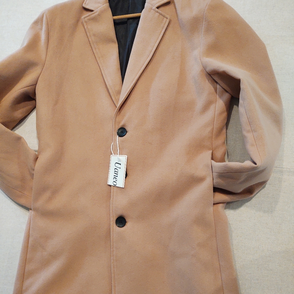 NWt Quiet•Luxe Caramel🪵Tan Dress-Coat}Blazer~ Size: MED